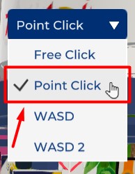 Point Click Step 1